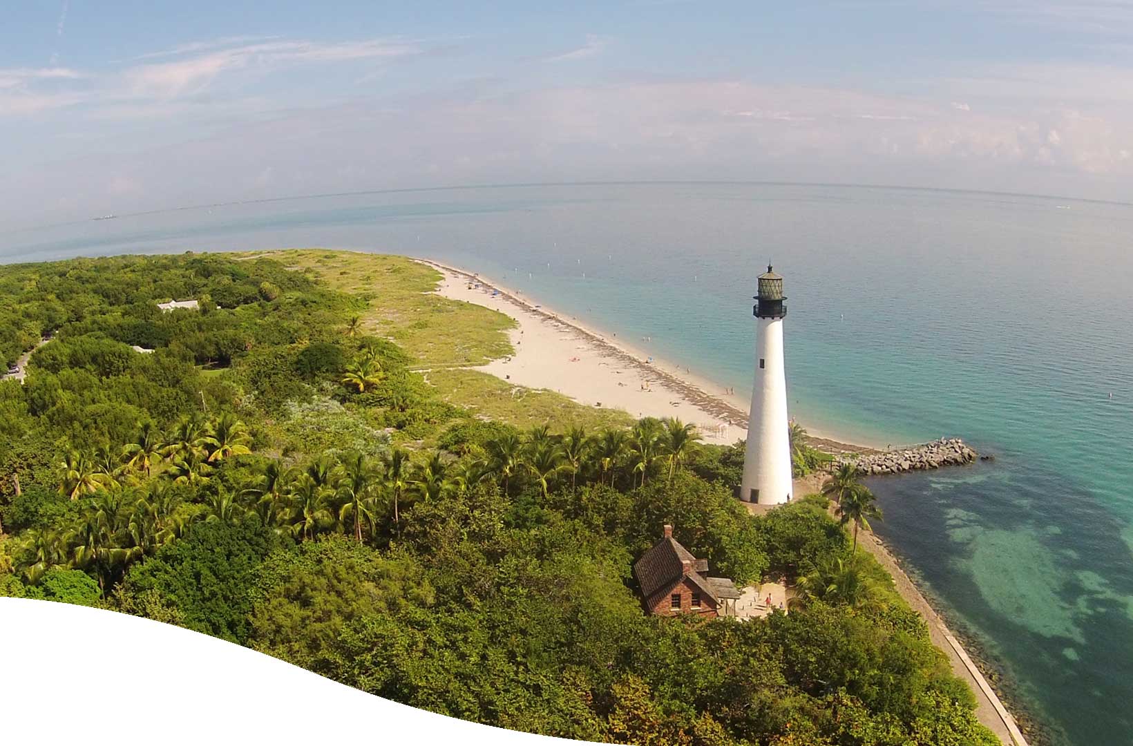 Aerial View of Bill Baggs State Park